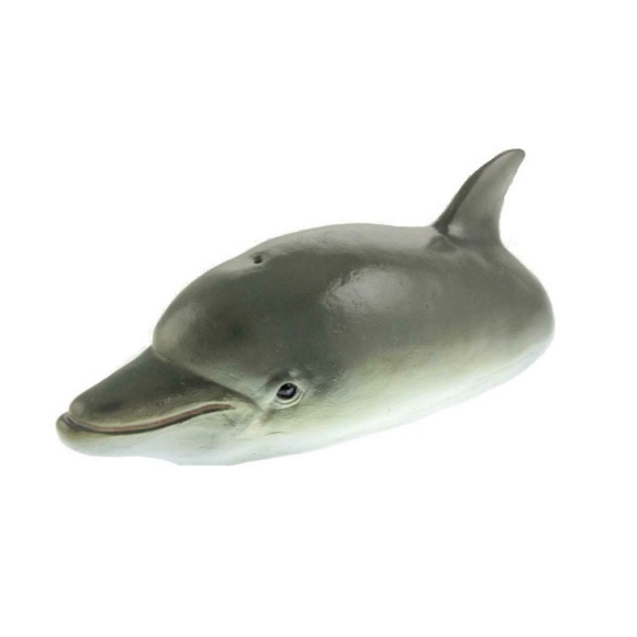 SEASON'S DIRECT GRAY GARDERN DOLPHIN POND FLOATER - Picture 1 of 6